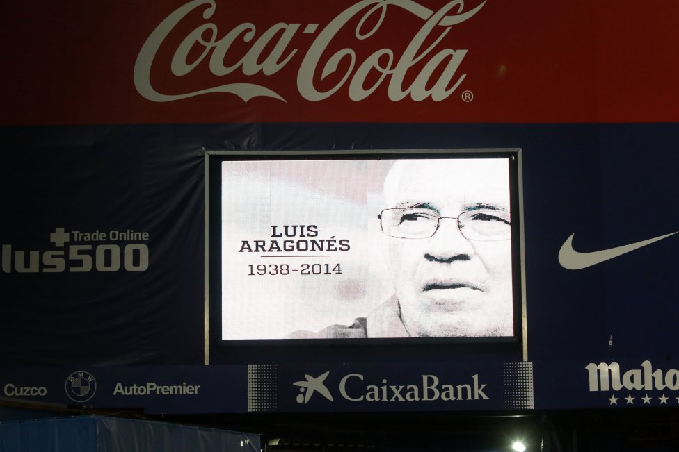 Luis Aragonés sigue muy vivo entre los atléticos tres años después de dejarnos