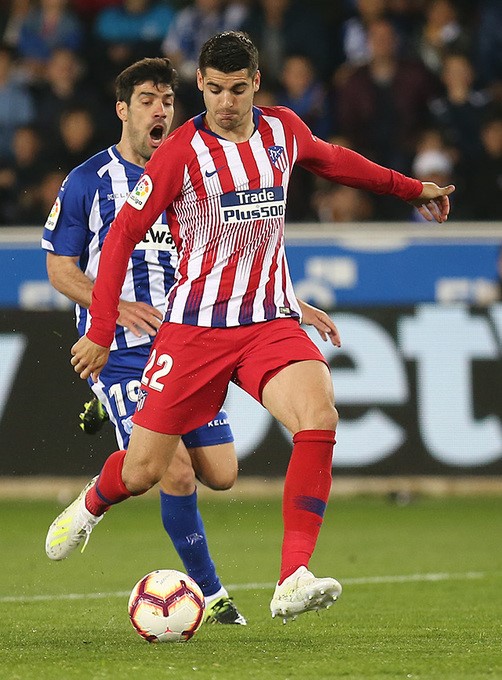 Morata marcó el tercero tras un contragolpe del equipo. 