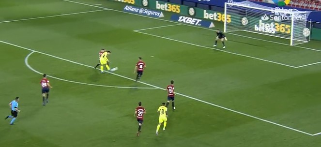 Segundo gol del partido de João Félix tras este fuerte remate.
