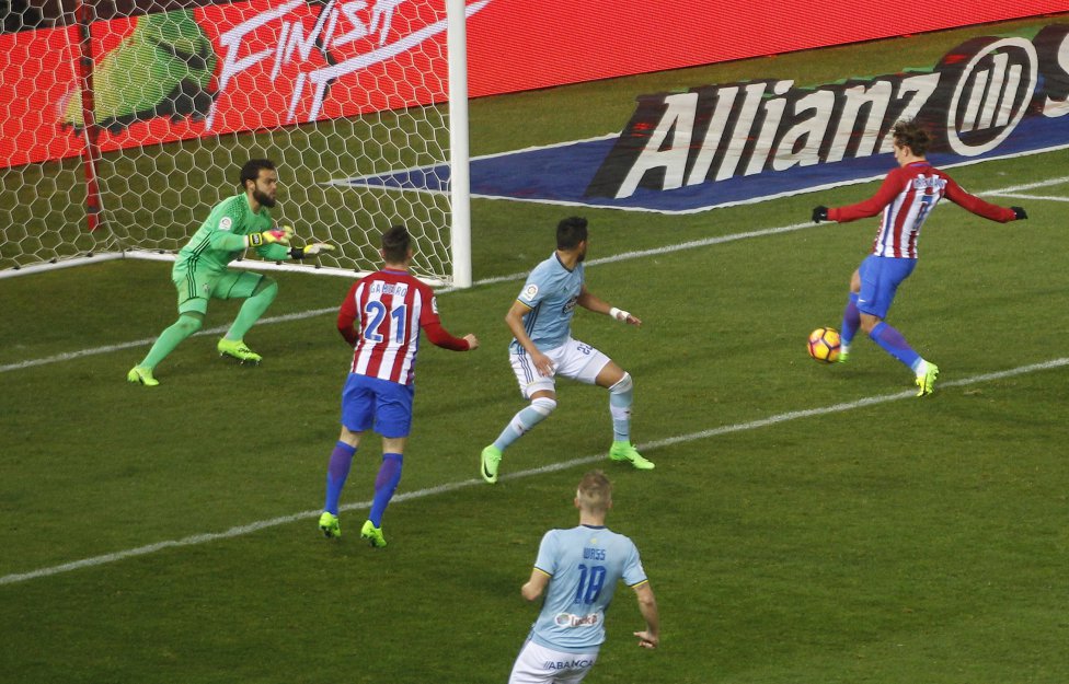 Griezmann marcaba el gol de la gran remontada atlética