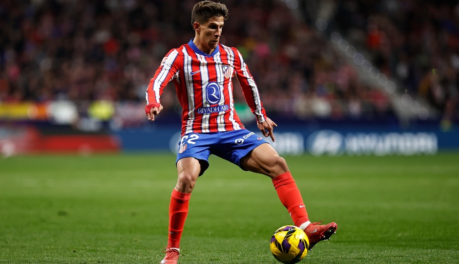 Giuliano Simeone, muy luchador un día más.