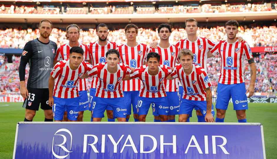 Primer once del Atleti en el remozado Riyadh Air Metropolitano.