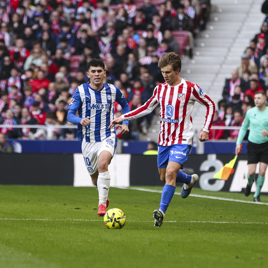 Pablo Barrios en acción