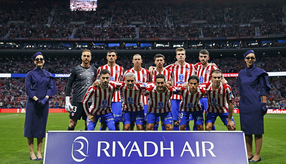 Once inicial del Atlético de Madrid