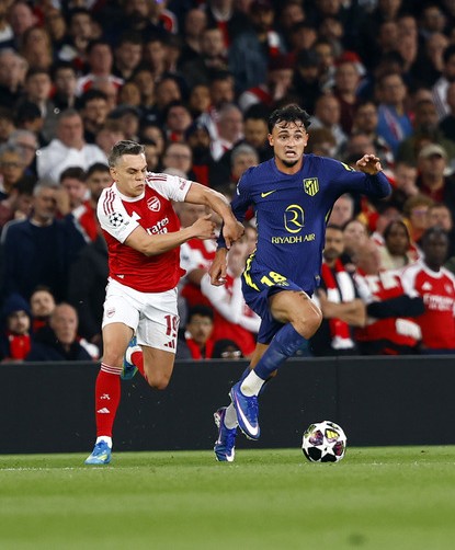 Marc Pubill en el Emirates