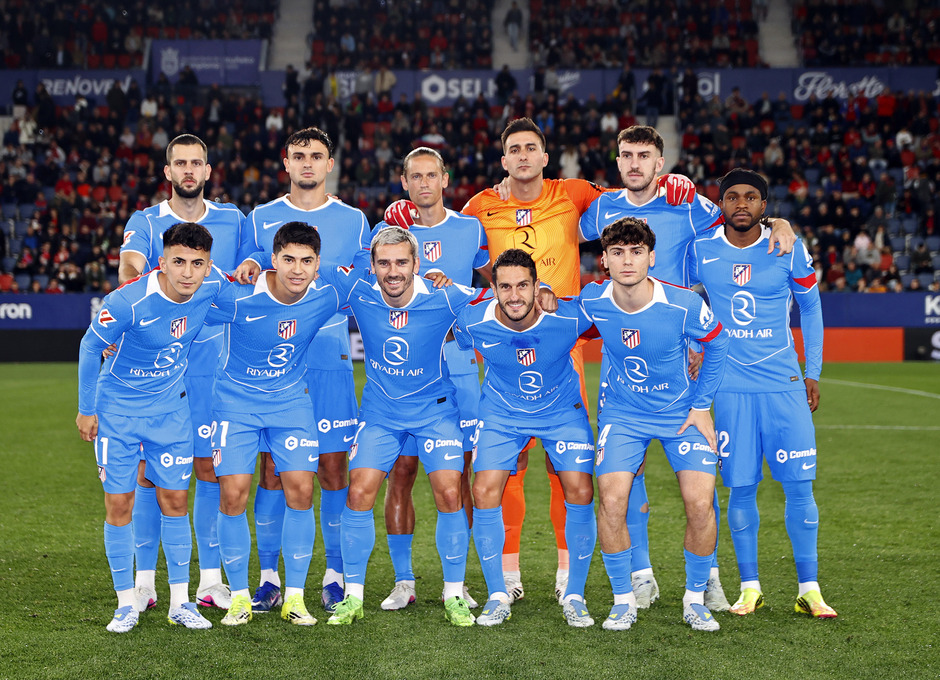 Equipo inicial del Atlético de Madrid